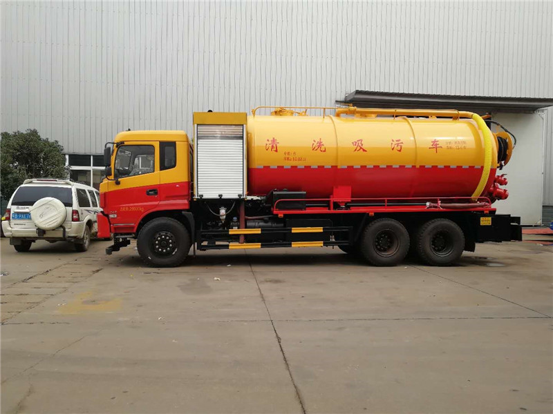 東風天龍20方-22方清洗吸污雙用(yòng)車(chē)帶副發動機